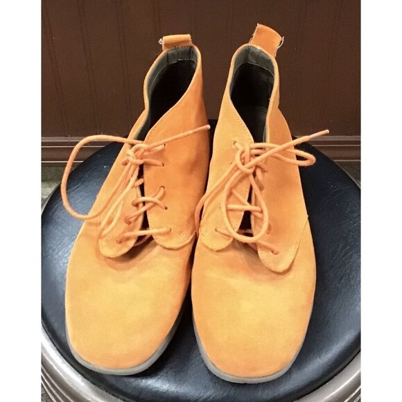 Aerosoles AerGo Slip On Comfort Bootie Orange Shoes Sz 8.5 - Picture 1 of 5